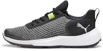Puma Golf Men's Fusion Crush Sport Golf Shoe, Puma Black-Electric, 8.5 Wide
