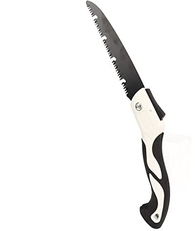 Scie D'élagage Pliable, Scie Pliante SK5 Lame En Acier à Haute Teneur En Carbone Dents Dures Élimination Rapide des Copeaux à Faible Bruit Scie D'élagage à Main Portable(180mm)