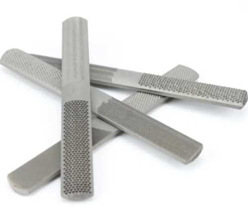 4PCS 4 In 1 Mini-Raspel mit feinen Zähnen, groben Zähnen, Holzbearbeitung, Schleifen, Formen, kleine Stahlfeile, Nadel, Metall, Hartholz, Kork, Polieren, Schnitzwerkzeuge for die Hand