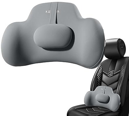 Memory Foam Lendenkissen | Verstellbares weiches Lendenkissen für Bett | Lendenwirbelstütze für Autositz, Arbeitsplatzstuhl, Liege und Bett, Rückenstützkissen für Rückenschmerzen