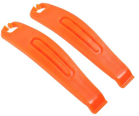 Yardwe 2stücke Bike Reifenheber Ergonomisches Design Für Einfache Anwendung Geeignet Für Mountainbikes Und Rennräder Robust Und Langlebig Orangefarben Schnellen Reifenreparatur
