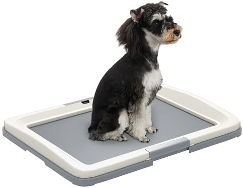 PawHut Dog Toilet Tray Litter Pee Pad for Training, Indoor, Balcony, Outdoor, 63 x 49 x 6cm