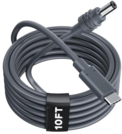 Gtaywell Starlink Mini USB-C to DC Power Cable - 100W Input Type-C Compatible with 65W+ PD Source, Waterproof - 3M/10Ft