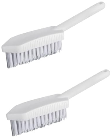 2 Piezas Cepillo para Grietas Limpiador Borde Cepillos De Suelo Agente De Mudanzas Muro Escoba Esquina Cerda Pincel Hendedura Alfombra Drenar Mop El Plastico FRCOLOR