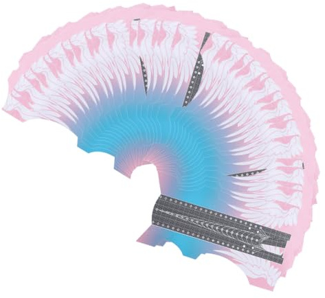 Vaguelly 100piezas Pegatinas Para Decoración De Uñas Soportes De Papel Para Extensiones De Uñas Molde Para Guía De Herramientas Para Accesorios Para
