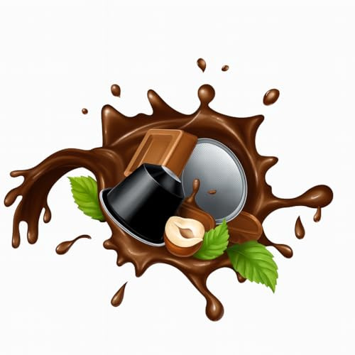 Oro in Bocca Bevande – Capsule Compatibili con Nespresso (5 confezioni da 20) – Bevanda Cremosa e Vellutata, Aroma Avvolgente, Pausa Golosa e Perfetta in Ogni Momento della Giornata (Nocciola)