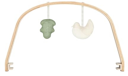Babymoov Arco de juegos para hamaca Swoon Flow - Juguetes sensoriales con colores contrastados - Madera FSC y tejidos orgánicos - Fácil de instalar - Estimula la motricidad y los sentidos del bebé