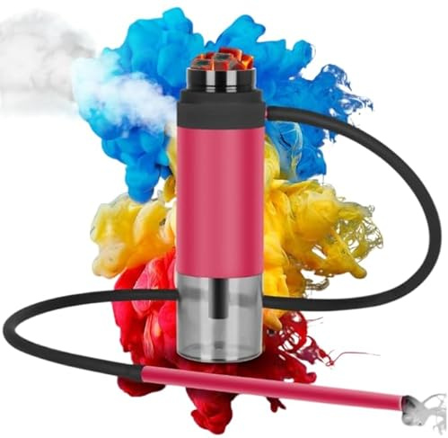 Cachimba Portátil para Coche y Viaje – Shisha Compacta Premium con Botella Integrada Antifugas y Diseño Moderno