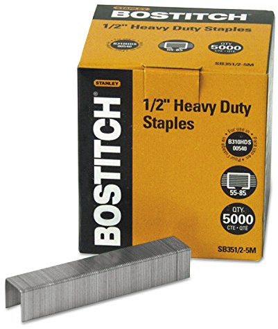 Bostitch Office Heavy Duty Premium Staples, for B31HDS, 55-85 Sheets, 5,000 Per Box