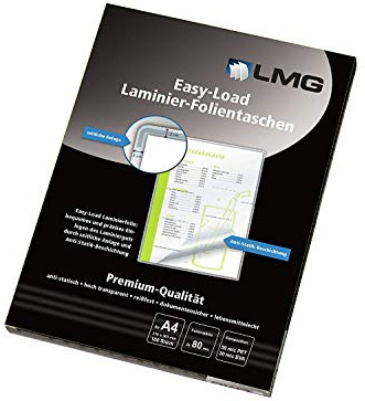 100 LMG Laminierfolien glänzend für A4 80 micron