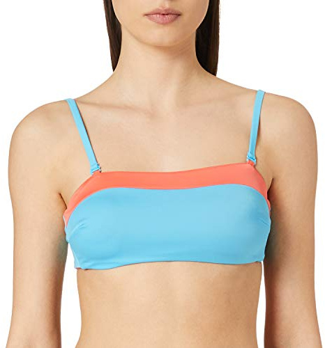 sloggi shore, Kosrae Bandeau, Top Bikini, Donna, Multicolore (Orange Light Combination), S