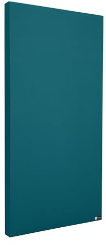Bluetone Acoustics Wall Panel Pro - Professionel Schallabsorber - Akustikpaneele für die Raumakustik - Akustikplatten und absorber - Acoustic Panel - Akustikelemente (100x50x5cm, Türkis)