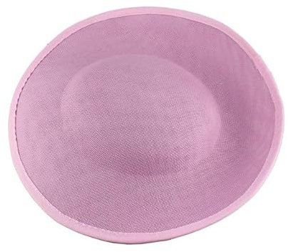 BBAUER Runde Form Imitation 30CM Fascinators Basis Hochzeit Frauen DIY Haarschmuck Party Chapeau Cap Anlass Hüte-Lavendel, mit Clip