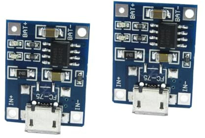 OSALADI 10pcs Micro USB Lithium Battery Charging Module Board for Li-ion Battery DIY Charger for Phone Charger