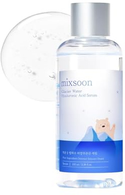 Glacier Water Hyaluronic Acid Serum - HA für Trockene Haut, 100ml | leichtes, feuchtigkeitsspendendes Serum mit Hyaluronsäure, für trockene Haut, Koreanische Gesichtspflege