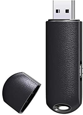 Jemora 8 GB mini röstaktiverad inspelare USB 2.0 USB-minne 96 timmars inspelningskapacitet filkryptering en touch röstinspelningspinne ljudinspelare för möte arbete föreläsning intervju klass