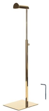Cyrank Handtaschenhalter für Tisch, Metall-Handtaschenständer, Handtaschen Display Ständer, Taschenständer, Taschenhalter für Tisch, Handtaschen Aufbewahrung, Taschen-Ausstellungsständer(Golden)