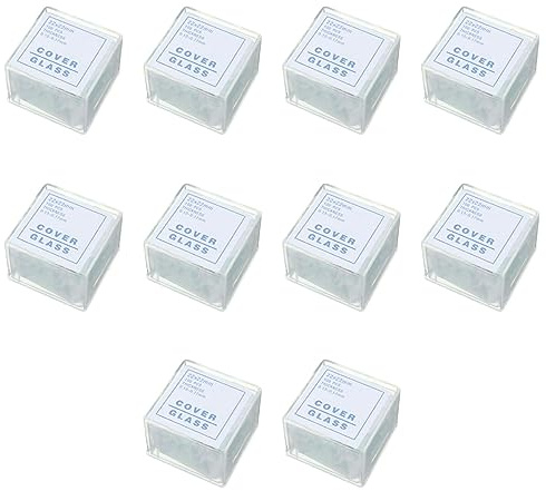 Ohewiiuk 1000Pcs Transparente Objektträger Deckgläser Deckgläser 22X22mm FÜR Mikroskope