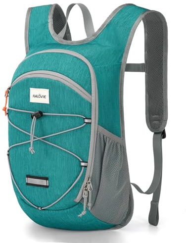 HALOVIE Geschenk für Herren Damen, Rucksack 15L Faltbarer Leicht Wanderrucksack Klein Tagesrucksack Daypack Weihnachtseschenk für Wanderer zum Reisen Städtetrips Outdoor