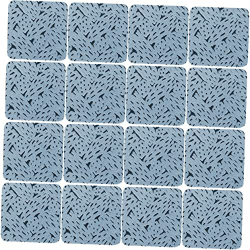 TOVINANNA Lash Extension Wipes Glue Cleaning Pads 3 Bottles 600 Pieces Blue No-label Bottle Tip Wipes Nail Polish Remover Pads for Salon and Professional Eyelash Removal