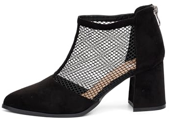 Rio Fiore H1877-D1861-2 - Decolleté da donna, con tacco a blocco, colore: nero, 7 cm