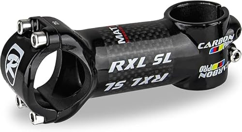 RXL SL Fahrrad lenker Vorbau, MTB Vorbau 31,8mm, Rennrad Vorbau 6 Grad Vorbauten 60/70/80/90/100/110/120mm 3K/Matt glänzend Mountainbike Vorbau For Downhill Gravel E-bike Enduro XC Fixie Dirt bike