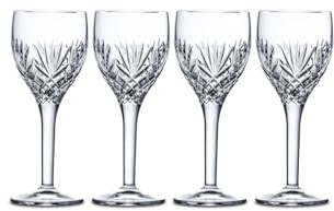 Royal Doulton Highgate White Wine Set of 4 Crystal Wine Glasses