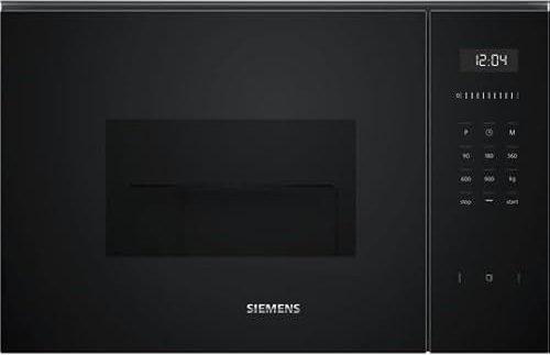 SIEMENS Micro ondes Grill Encastrable BE555LMB1F, iQ500, 25 litres, cookControl8