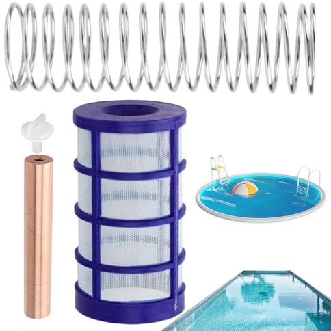 Moreeulsi Kupferanodenersatz – Kupferanode für Poolreinigung | Inklusive Korbsieb und Flügelschraube, reduziert Chlor und Irritationen für Spa-Schwimmbereiche