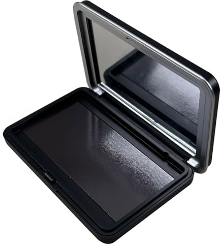 Leere Magnetische Palette Lidschatten-Make-up-Palette mit Spiegel für Eyeshadow Lippenstift Blush 2 Stück (M, gramm, 2)