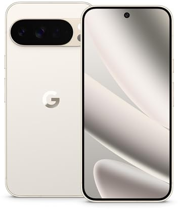 Google Pixel 10 Pro XL – Android-Smartphone ohne SIM-Lock, mit Gemini, Dreifach-Rückkamera, mehr als 24 Stunden Akkulaufzeit und 6,8 Zoll großem Super Actua-Display – Porcelain, 512GB