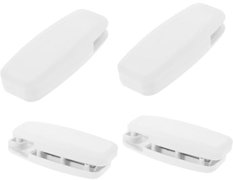 Ciieeo 4 pomos de cordón para persiana, ligeros, con esquinas redondeadas, tonos beige aleatorios, fáciles de instalar, para salas de estar y dormitorios, color aleatorio