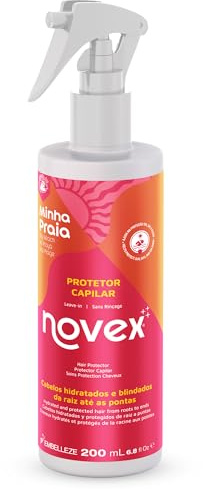 Novex My Beach Hair Protector Sin Enjuague, Protección Térmica para el Cabello, Hidratación y Protección contra el Sol, la Sal y el Cloro - 200 ml