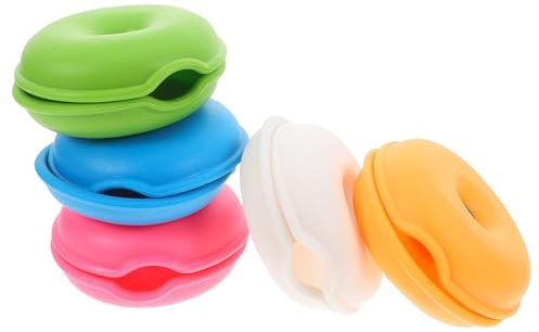 Zerodeko Organizzatore Leggero e Portatile per Cavi a Forma di Tartaruga 5 in per Gestione Cavi e Avvolgicavo per Auricolari e Dati