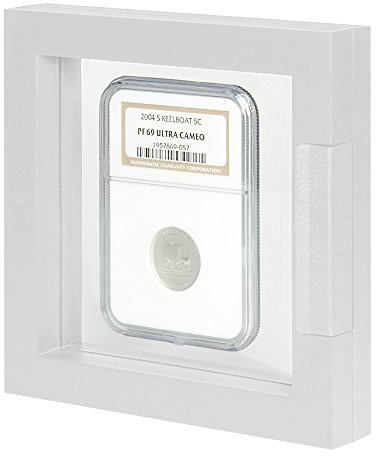 LINDNER Das Original Objektrahmen Nimbus ECO 100, Rahmeninnenmaße 100 x 100 mm, weiß