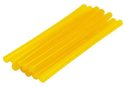 10 x gelbe Klebesticks Heißkleber Klebepatronen Ø 11 mm x 200 mm lang