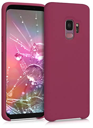 kwmobile Housse Compatible avec Samsung Galaxy S9 Coque - Housse de téléphone Protection Souple en TPU Silicone - Rose Fuchsia