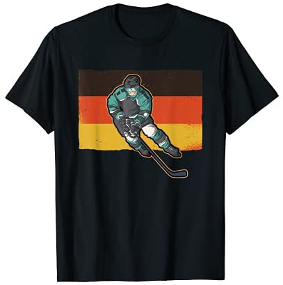Eishockey Deutschland Eishockeyteam Geschenk T-Shirt