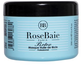 ROSEBAIE | Soin B.otox Ricin & Kératine | POUSSE & HYDRATATION | Soin profond à l'acide hyaluronique | 250ml