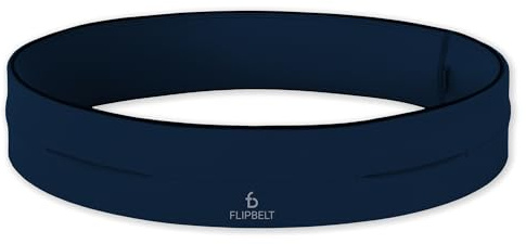 FlipBelt Klassischer Laufgürtel, Laufgürtel, Bauchtasche für Damen und Herren, kein Scheuern, Hüftband für Handy, feuchtigkeitsableitender Aufbewahrungsgürtel, US-Unternehmen