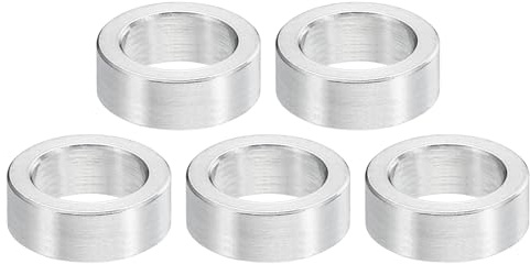 PATIKIL Distanziali Acciaio Inossidabile M8, 5Pz Rondelle Metallici Guarnizione Acciaio Inossidabile 8,2mm ID x 12mm OD x 5mm L Rotondo Distanziatori Kit Viti da 5/16 o M8