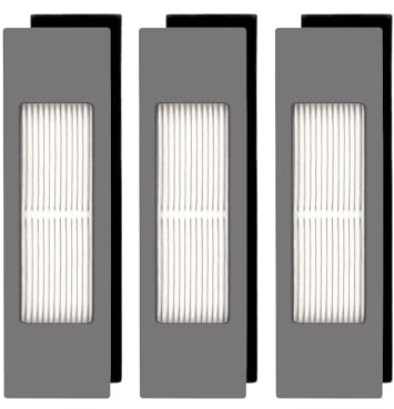 (3 Stück) HEPA Filter Compatible With ECOVACS DEEBOT OZMO T5 T8 T9 T8 AIVI Max 920 950 N5 N7 N8+ N8 Pro Plus DX55 DX93 DJ65 N10 Plus,Roboter-Staubsauger-Filter-Zubehör