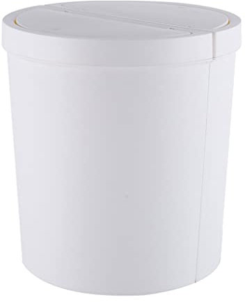 JYARZ Corbeille à Papier Corbeille de la Corbeille Corbeille Corbeille, pinceaux de Manche Murale détachable, utilisé dans la Cuisine, Chambre à Coucher, Bureau Poubelle de Recyclage(White)