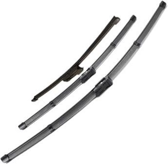 LJWAN Scheibenwischerblätter Vorn Hinten für VW Golf 7 MK7 2012 2013 2014 2015 2016 2017 2018 26 18 11(LHD), 3 Stück Set Frontscheibenwischer heckscheibenwischer Auto-Regenbürste