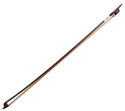 Delaman Full Size 4/4 Violin Bow, Wood Bow Pole with Carbon Fiber Core, Lightweight Hybrid Pernambuco Skin, String Instrument Accories, Violin Bow for Musicians
