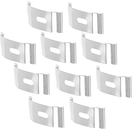 CLISPEED 10stücke Teiliges Louver Vorhang Halterungen Halterungen Für Vertikale Vorhänge Einfache Installation Geeignet Für Fensterdekoration Wohnzimmer Schlafzimmer Küche