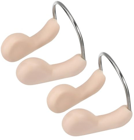 LAPYAPPE Schwimm Nasenclip 2 Stück TPR Gepolstert Wiederverwendbar Nasenschutz Für Erwachsene Schwimmsport Süß Und Salzwasser