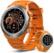 Reloj Inteligente Hombre Mujer con Llamadas, 1.39 Militar Smartwatch con 110+ Modos Deportivos, Monitor de Ritmo Cardíaco y Sueño. Pulsera Actividad IP68 Impermeable para Android iOS, Naranja