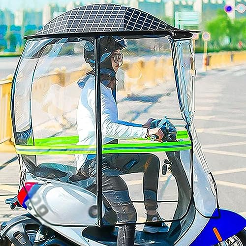 Universal Waterproof Electric Car Canopy Umbrella Cover - Outdoor Rain Protection for Motorcycle and Mobility Scooter