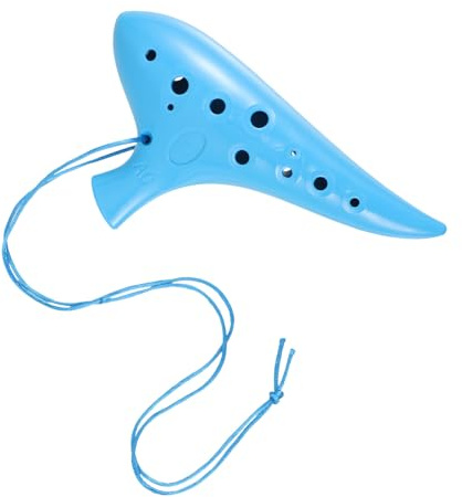 HOODANCOS Ocarina De Viento Silbato De Plástico Ocarina De Juguete Antigua Flauta Instrumentos De Mano Color Aleatorio